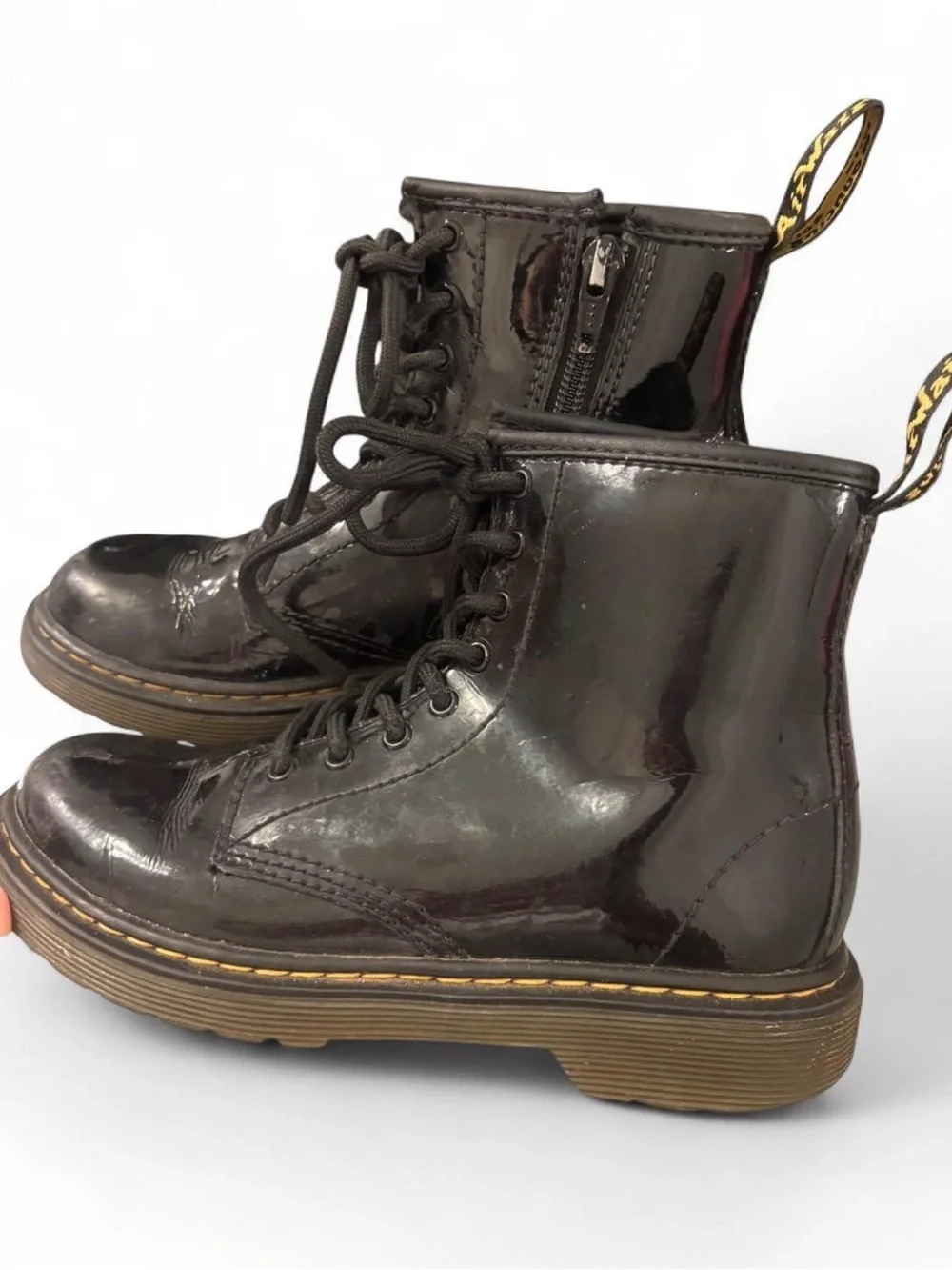 Dr. Martens glossy patent